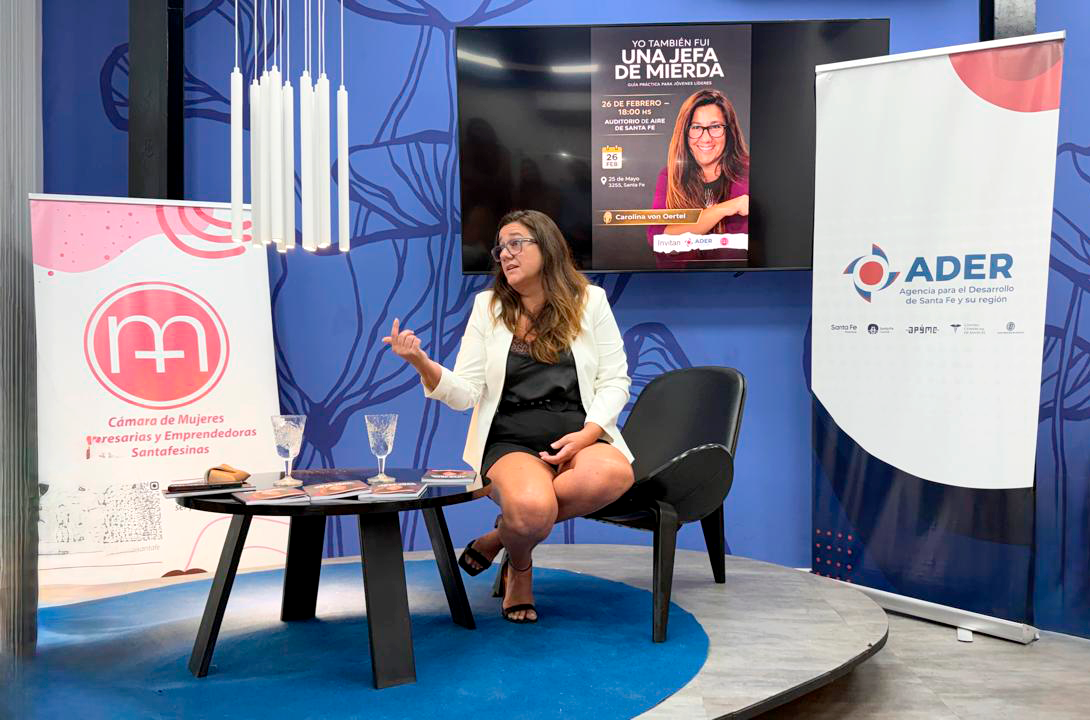 Presentacion de Libro, Yo también fui una jefa de mierda, santa Fe